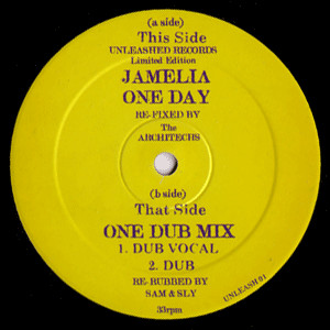 One Day by Jamelia - 12", Ltd, UK. 2001. Electronic/UK Garage Very Good Plus (VG+) Generic vinyl Nottingham.