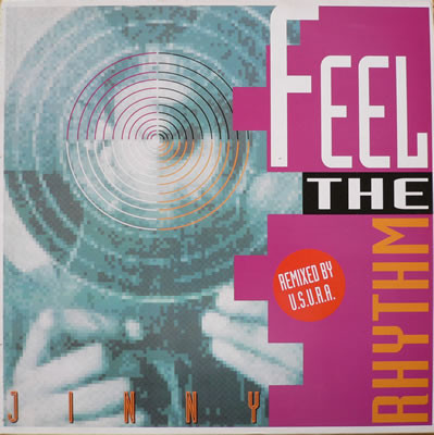 Feel The Rhythm (Remixed By U.S.U.R.A.) by Jinny - 12", Germany. 1993. Electronic/Euro House Very Good Plus (VG+) Very Good (VG) vinyl Nottingham.
