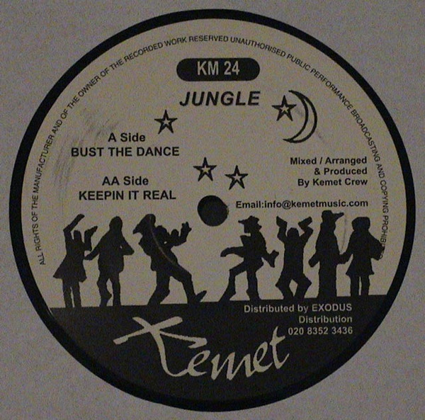Bust The Dance / Keepin It Real by Kemet Crew - 12", UK. 2002. Electronic/Drum n Bass, Jungle Very Good (VG) Generic vinyl Nottingham.