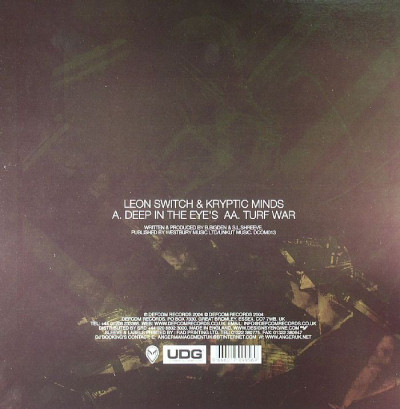 Deep In The Eyes / Turf War by Kryptic Minds & Leon Switch - 12", UK. 2004. Electronic/Drum n Bass Near Mint (NM or M-) Very Good Plus (VG+) - vinyl For Sale in Nottingham. - 2