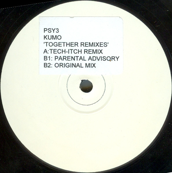 Together by Kumo - 12", W/Lbl, Sti, UK. 1997. Electronic/Drum n Bass, Breaks Very Good Plus (VG+) Generic vinyl Nottingham.