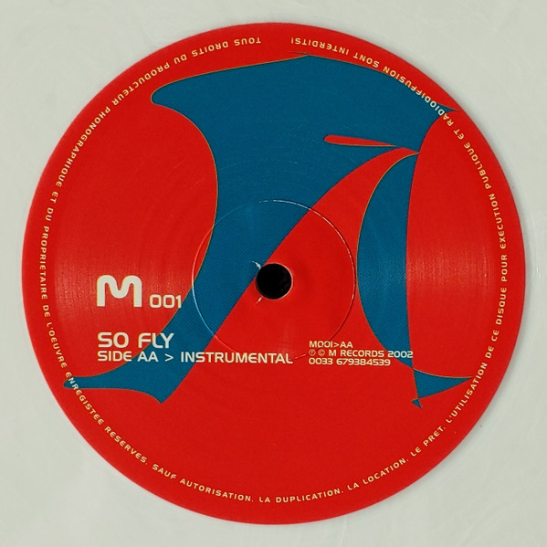 So Fly by M (5) - 12", Whi, France. 2002. Electronic/House Mint (M) Near Mint (NM or M-) - vinyl For Sale in Nottingham. - 2