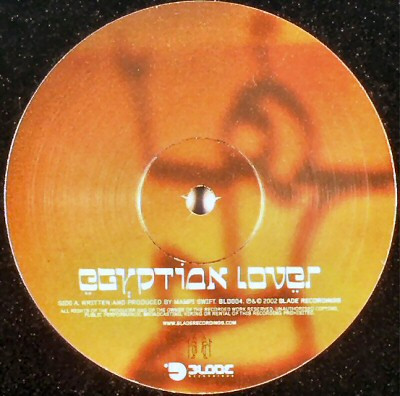 Egyptian Lover / Our Time by Mampi Swift - 12", UK. 2002. Electronic/Drum n Bass Good Plus (G+) Generic vinyl Nottingham.
