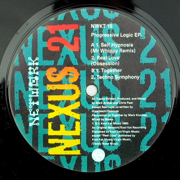 Progressive Logic EP by Nexus 21 - 12", EP, UK. 1990. Electronic/Techno, Deep House, Bleep Very Good (VG) Good Plus (G+) - vinyl For Sale in Nottingham. - 3