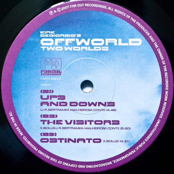 Two Worlds by Kirk Degiorgio's Offworld* - 2xLP, Album, UK. 2001. Electronic/IDM, Future Jazz Mint (M) Very Good Plus (VG+) - vinyl For Sale in Nottingham. - 4