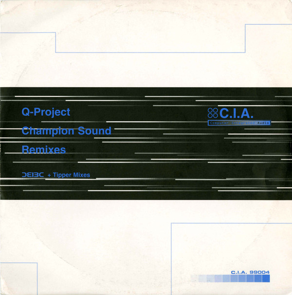 Champion Sound (Remixes) by Q-Project* - 12", UK. 2000. Electronic/Glitch, Drum n Bass Very Good (VG) Generic vinyl Nottingham.
