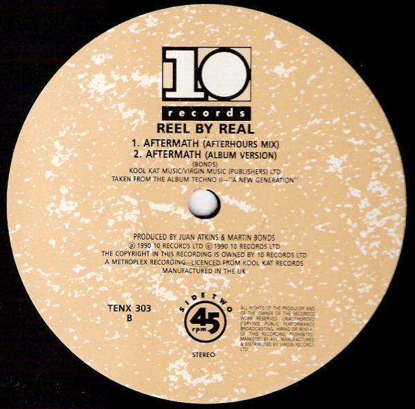 Aftermath (Remix) by Reel By Real - 12", UK. 1990. Electronic/Techno, Acid Very Good (VG) Very Good (VG) - vinyl For Sale in Nottingham. - 4