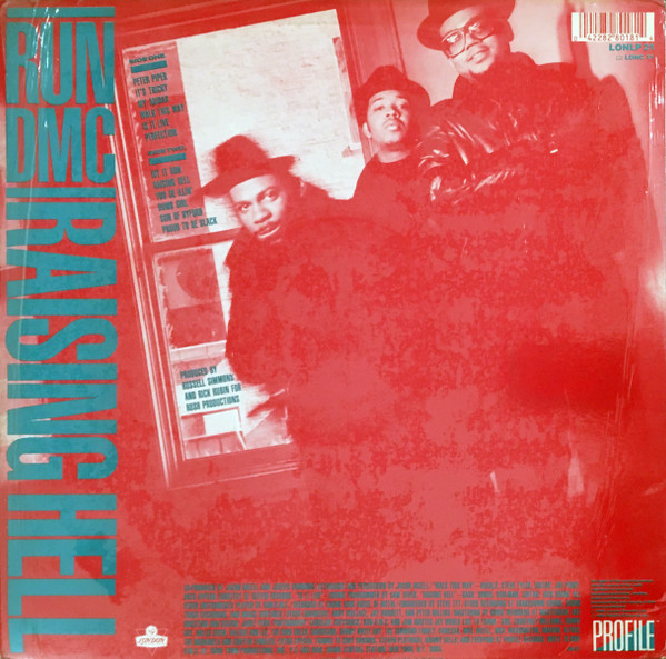 Raising Hell by Run-DMC - LP, Album, Pur, UK. 1986. Hip Hop/ Very Good Plus (VG+) Very Good Plus (VG+) - vinyl For Sale in Nottingham. - 2
