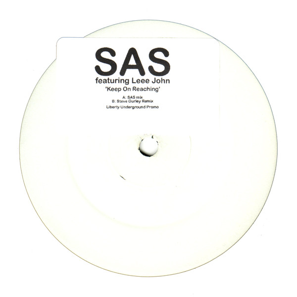 Keep On Reaching by SAS (22) Featuring Leee John - 12", Promo, W/Lbl, UK. 2000. Electronic/UK Garage Very Good Plus (VG+) Generic vinyl Nottingham.