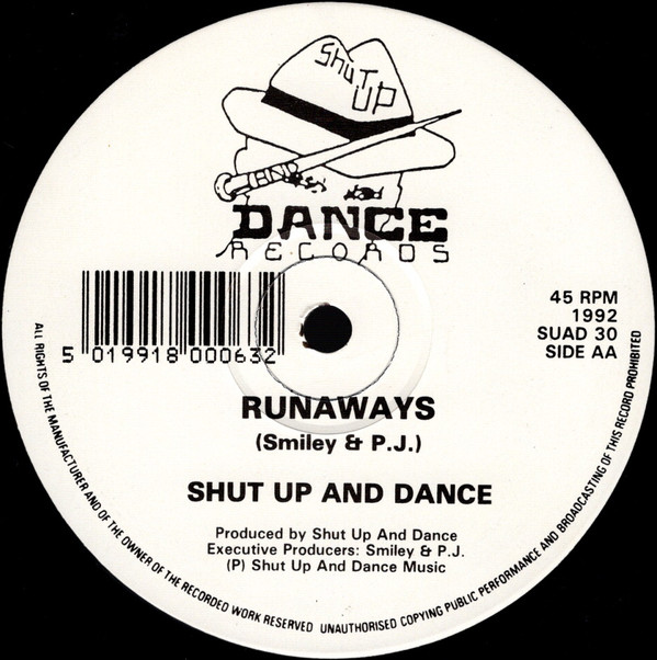 Raving I'm Raving by Shut Up And Dance* Featuring Peter Bouncer - 12", UK. 1992. Electronic, Hip Hop/Breakbeat, Hardcore Very Good Plus (VG+) Very Good (VG) - vinyl For Sale in Nottingham. - 4