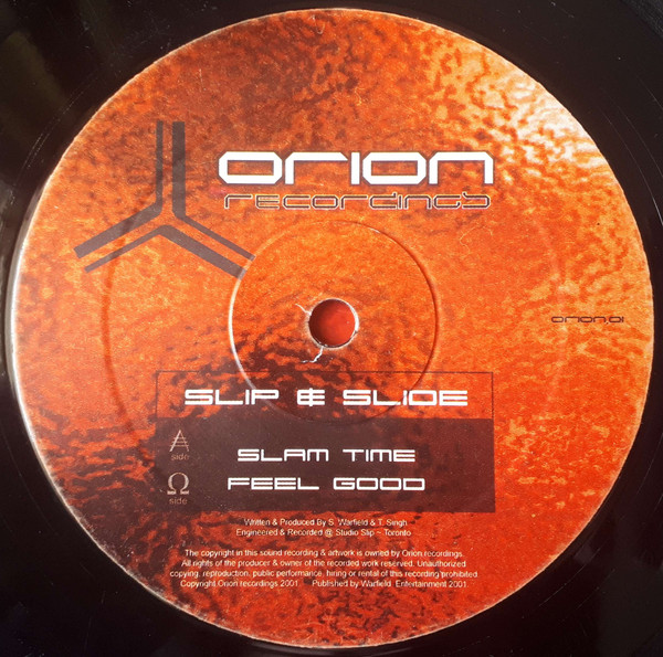 Slam Time / Feel Good by Slip & Slide* - 12", Canada. 2002. Electronic/Drum n Bass Near Mint (NM or M-) Near Mint (NM or M-) - vinyl For Sale in Nottingham. - 3