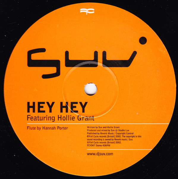 Hey Hey / Essential by Suv / Reeltime* - 12", UK. 2002. Electronic/Drum n Bass Very Good (VG) Generic vinyl Nottingham.