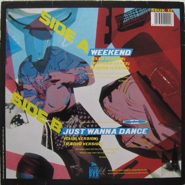 Weekend / Just Wanna Dance by The Todd Terry Project - 12", Single, UK. 1988. Electronic/House Near Mint (NM or M-) Very Good (VG) - vinyl For Sale in Nottingham. - 2