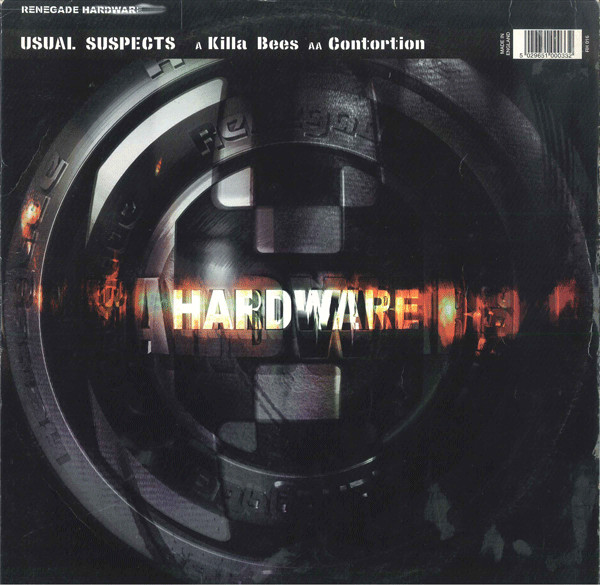 Killa Bees / Contortion by Usual Suspects - 12", UK. 1999. Electronic/Drum n Bass Near Mint (NM or M-) Near Mint (NM or M-) vinyl Nottingham.