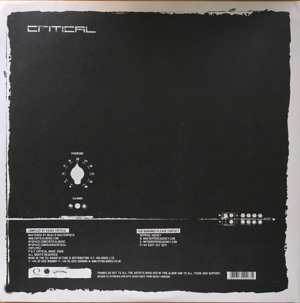 Critical Sound by Various - 4x12", Comp, UK. 2009. Electronic/Drum n Bass Near Mint (NM or M-) Near Mint (NM or M-) - vinyl For Sale in Nottingham. - 3