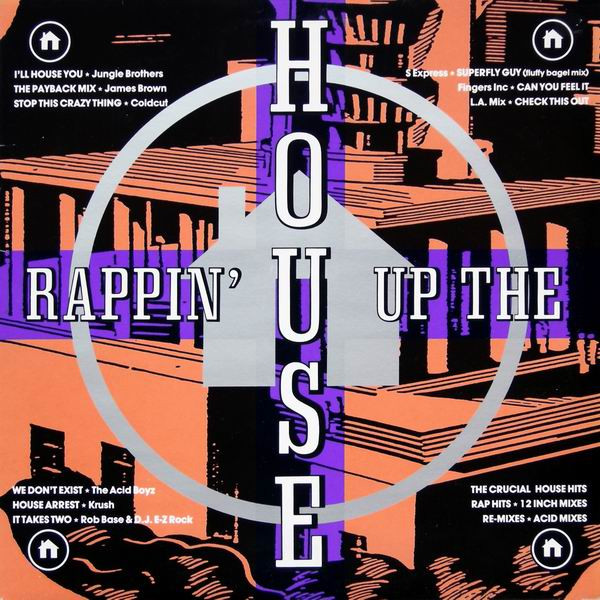 Rappin' Up The House by Various - 2xLP, Comp, UK & Ireland. 1988. Electronic, Hip Hop/Acid House, Cut-up/DJ, House Very Good (VG) Very Good Plus (VG+) vinyl Nottingham.