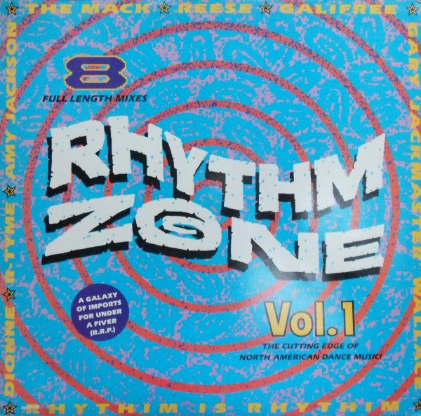 Rhythm Zone Vol. 1 by Various - LP, Comp, UK. 1989. Electronic/Acid House, Techno, Garage House Very Good Plus (VG+) Very Good Plus (VG+) vinyl Nottingham.