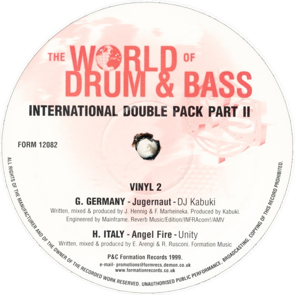 The World Of Drum And Bass Part II by Various - 2x12", UK. 1999. Electronic/Drum n Bass Mint (M) Mint (M) - vinyl For Sale in Nottingham. - 4