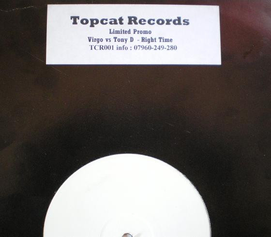 Right Time by Virgo (8) vs Tony D (7) - 12", Ltd, Promo, W/Lbl, UK. 2005. Electronic/UK Garage Near Mint (NM or M-) Very Good Plus (VG+) vinyl Nottingham.