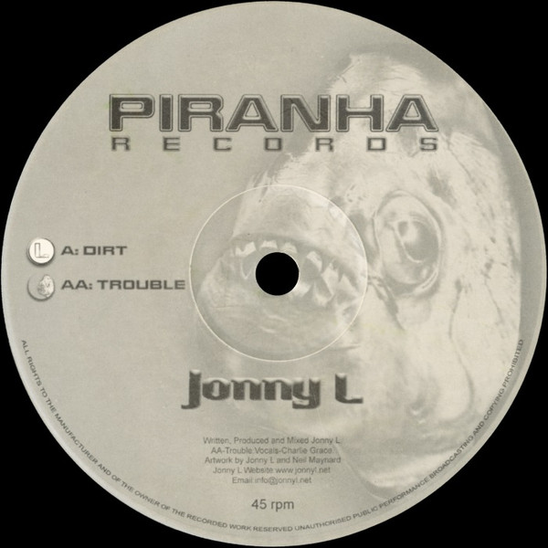 Dirt / Trouble by Jonny L - 12", UK. 2002. Electronic/Drum n Bass Very Good (VG) Very Good (VG) - vinyl For Sale in Nottingham. - 4