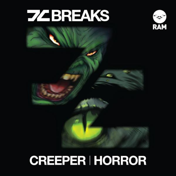 Creeper / Horror by DC Breaks - 12", UK. 2011. Electronic/Drum n Bass Very Good Plus (VG+) Very Good (VG) vinyl Nottingham.