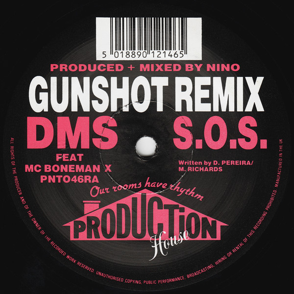 S.O.S / Mindwreck (Remixes) by DMS - 12", UK. 1993. Electronic/Breakbeat, Hardcore, Jungle Very Good Plus (VG+) Generic vinyl Nottingham.