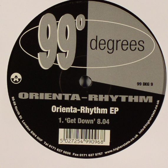 Orienta-Rhythm EP by Orienta-Rhythm - 12", EP, UK. 1999. Electronic/House Very Good Plus (VG+) Generic vinyl Nottingham.