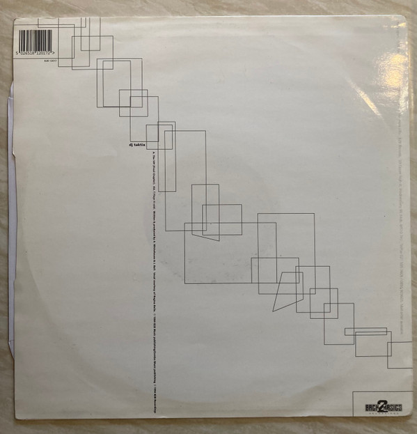 The VIP (Final Chapter) / T Plays It Cool by DJ Taktix - 12", UK. 1994. Electronic/Jungle Very Good Plus (VG+) Very Good (VG) - vinyl For Sale in Nottingham. - 2