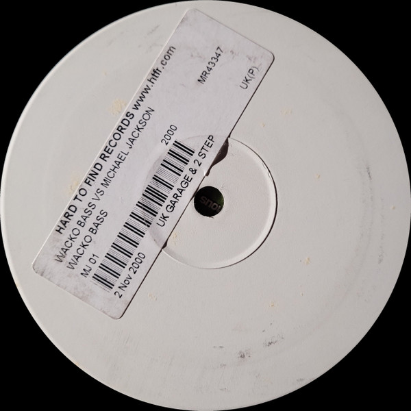 Untitled by Wacko Bass - 12", Unofficial, W/Lbl, UK. 2000. Electronic/UK Garage, Breakbeat Very Good Plus (VG+) Generic - vinyl For Sale in Nottingham. - 2